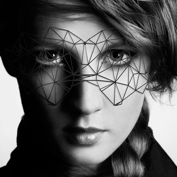 Crna maska za oči Kristine - - Sensation Luxe