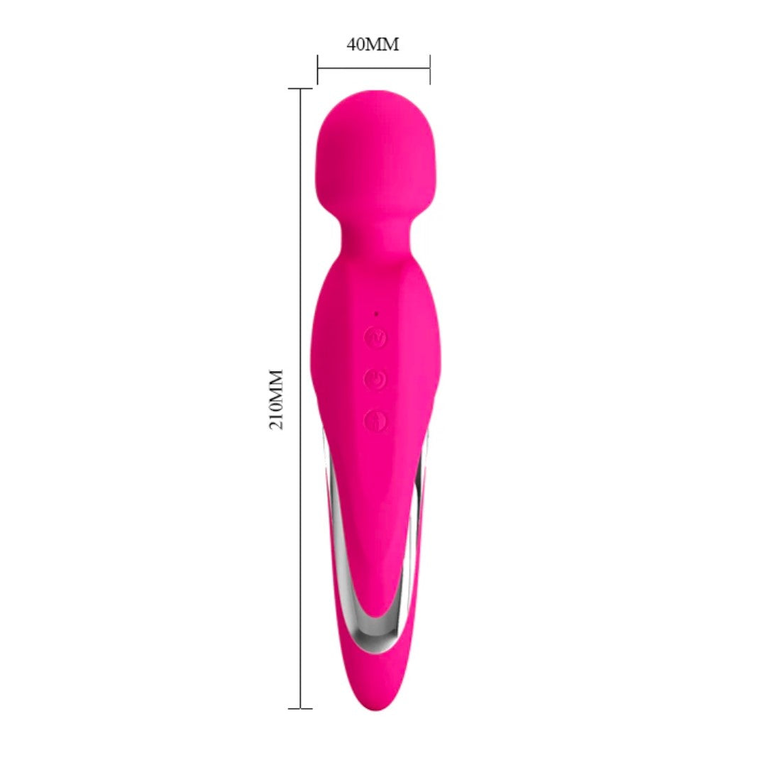 Wand masažer klitorisa sa funkcijom grejanja Michael - - Sensation Luxe