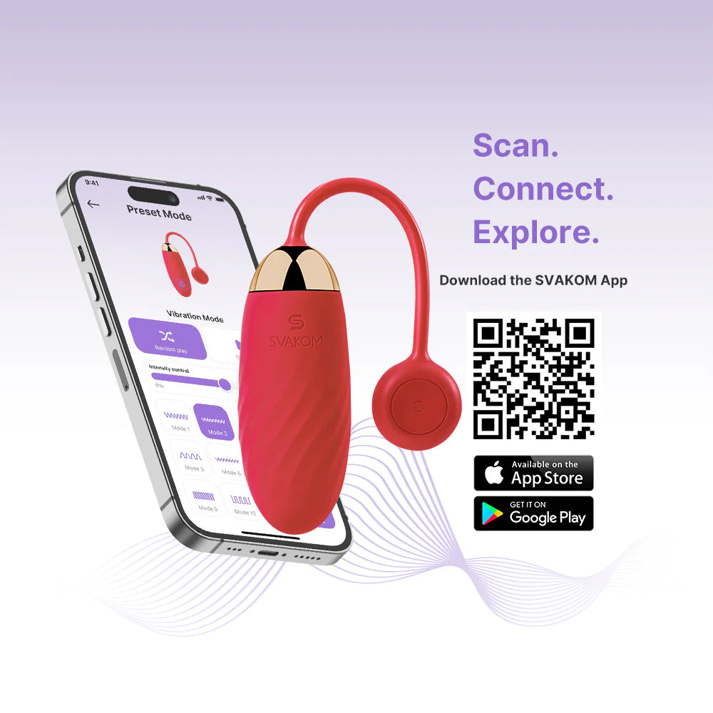 Vibro jaje Ella Red app