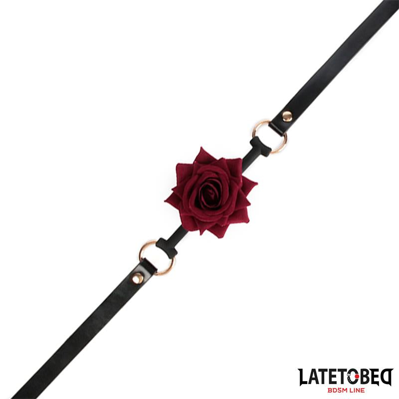 Latetobed Gold Metal Rose Gag Ball