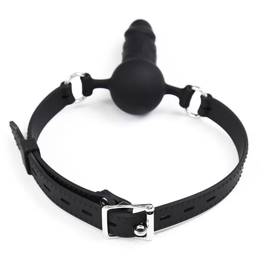 Latetobed Silicone Dildo Gag Ball