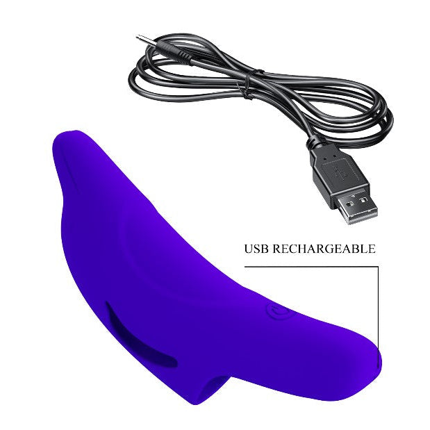 Delfin - Silikonski vibrator za prst