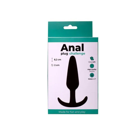 Silikonski analni plug mali
