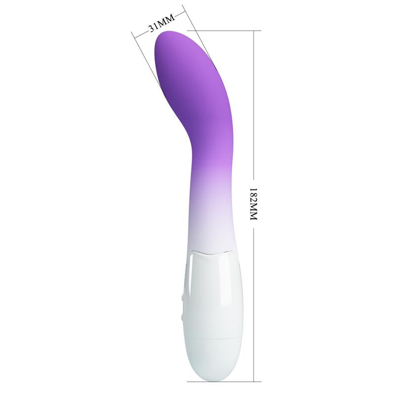 Zakrivljeni G-spot vibrator – 30 funkcija