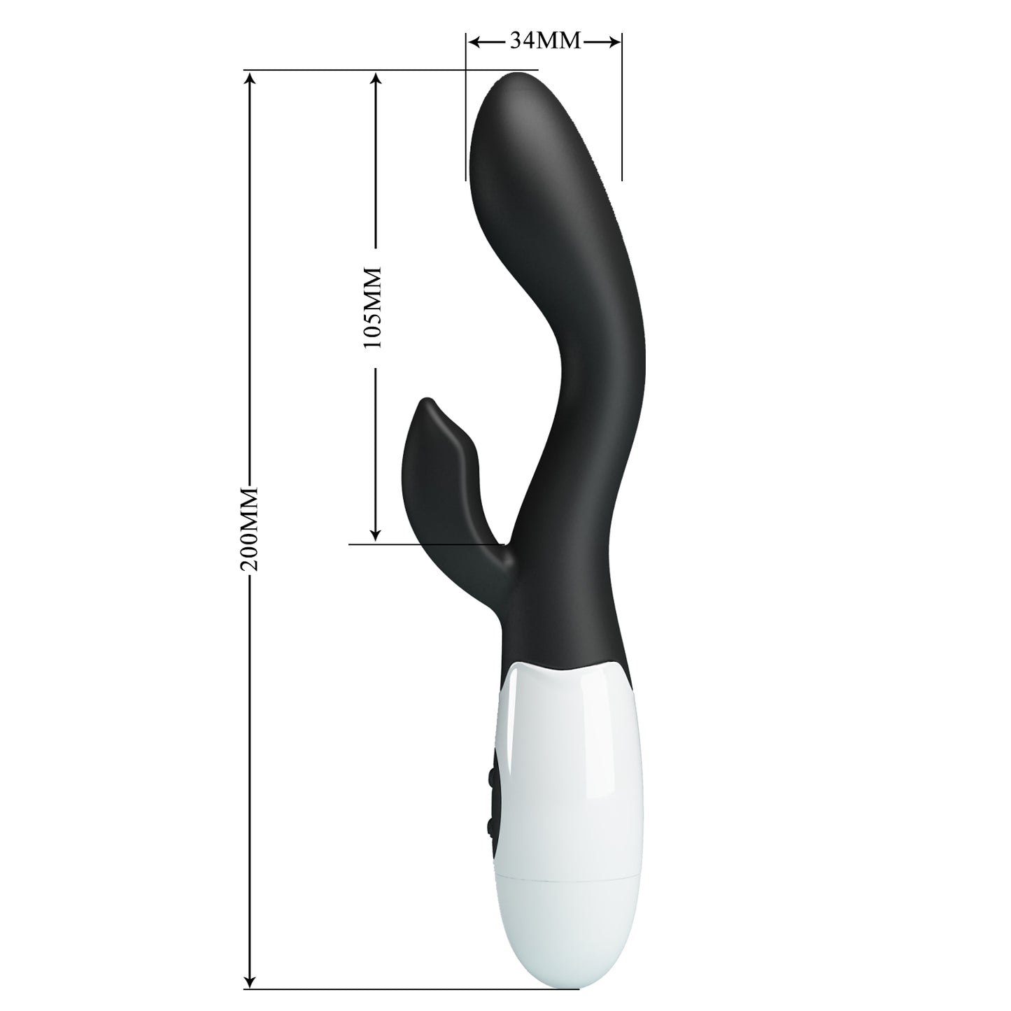 Vibrator Brighty black