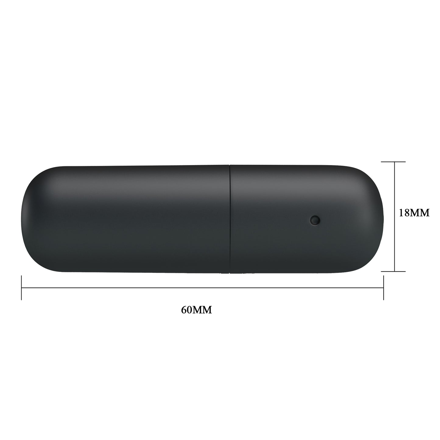 Power bullet vibrator black