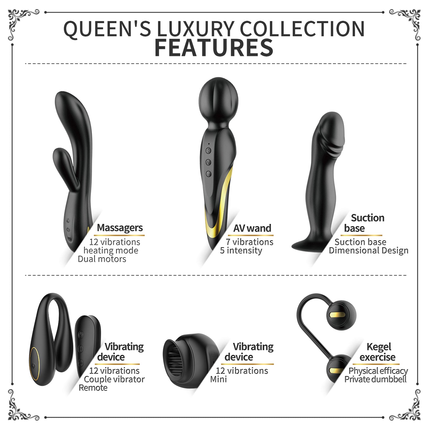 Queens Luxury Collection – Elegantni set (6 u 1)