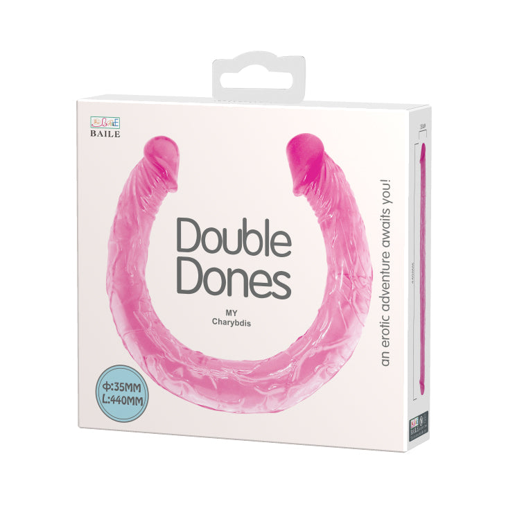 Double dones - Dupli dildo pink