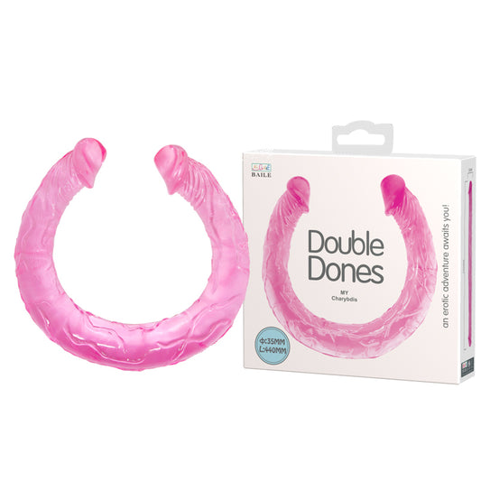 Double dones - Dupli dildo pink