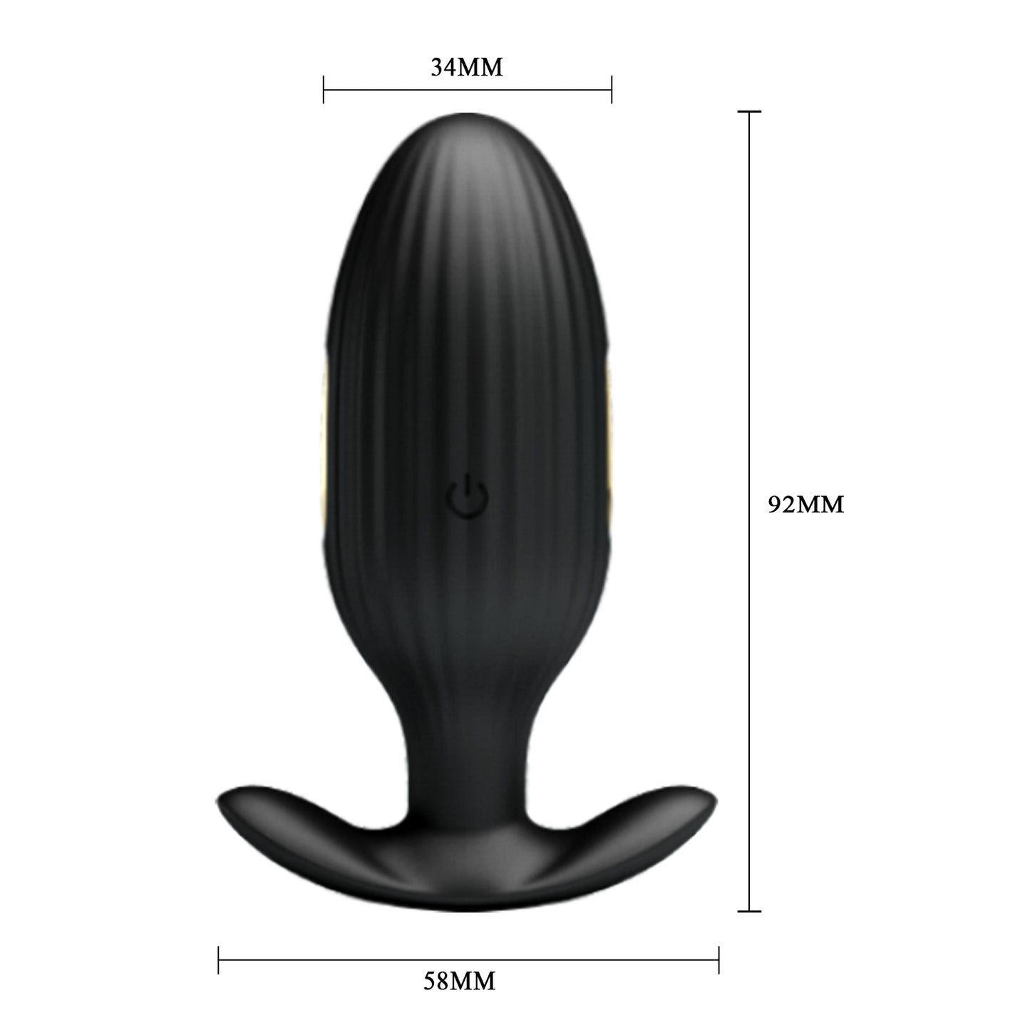 Luksuzni elektrostimulativni analni plug black