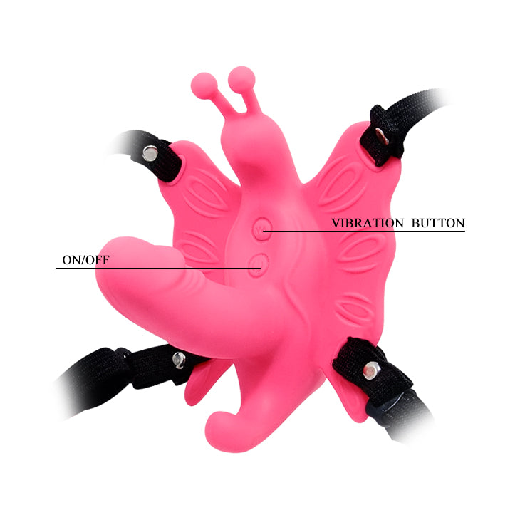 Super Butterfly Strap-On vibrator