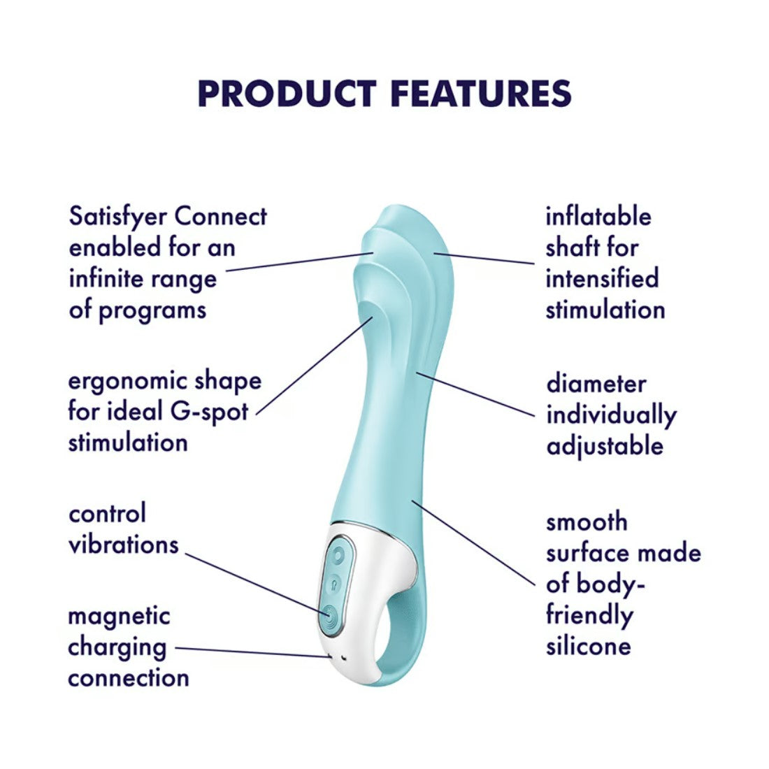Vibrator sa naduvavanjem Air Pump 5+