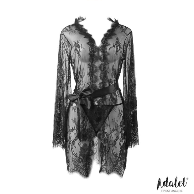Lucy peignoir i tange black