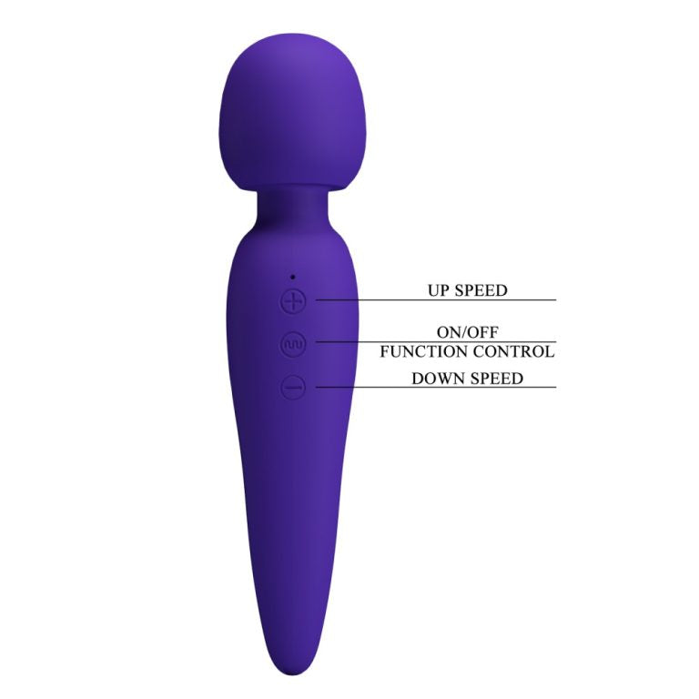 Wand vibrator Meredith purple