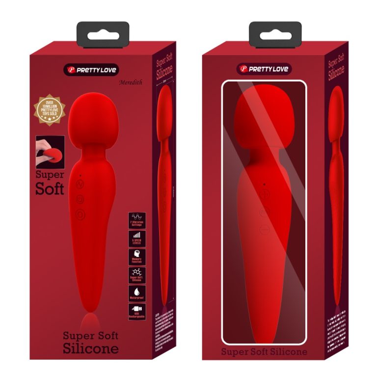 Wand vibrator Meredith red