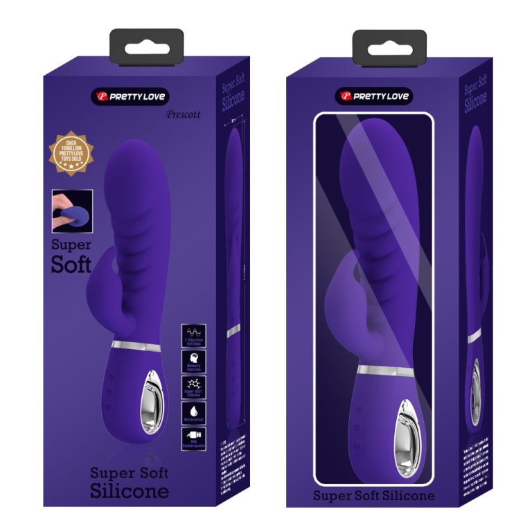 Super soft rabbit vibrator Prescott purple