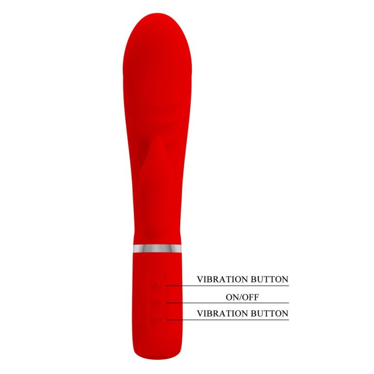 Super soft rabbit vibrator Prescott red