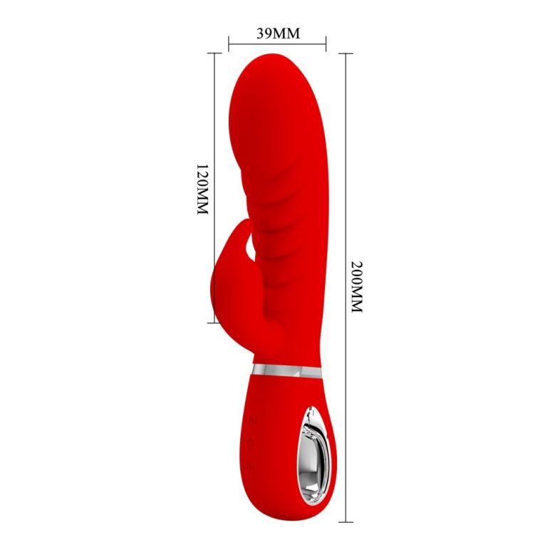 Super soft rabbit vibrator Prescott red