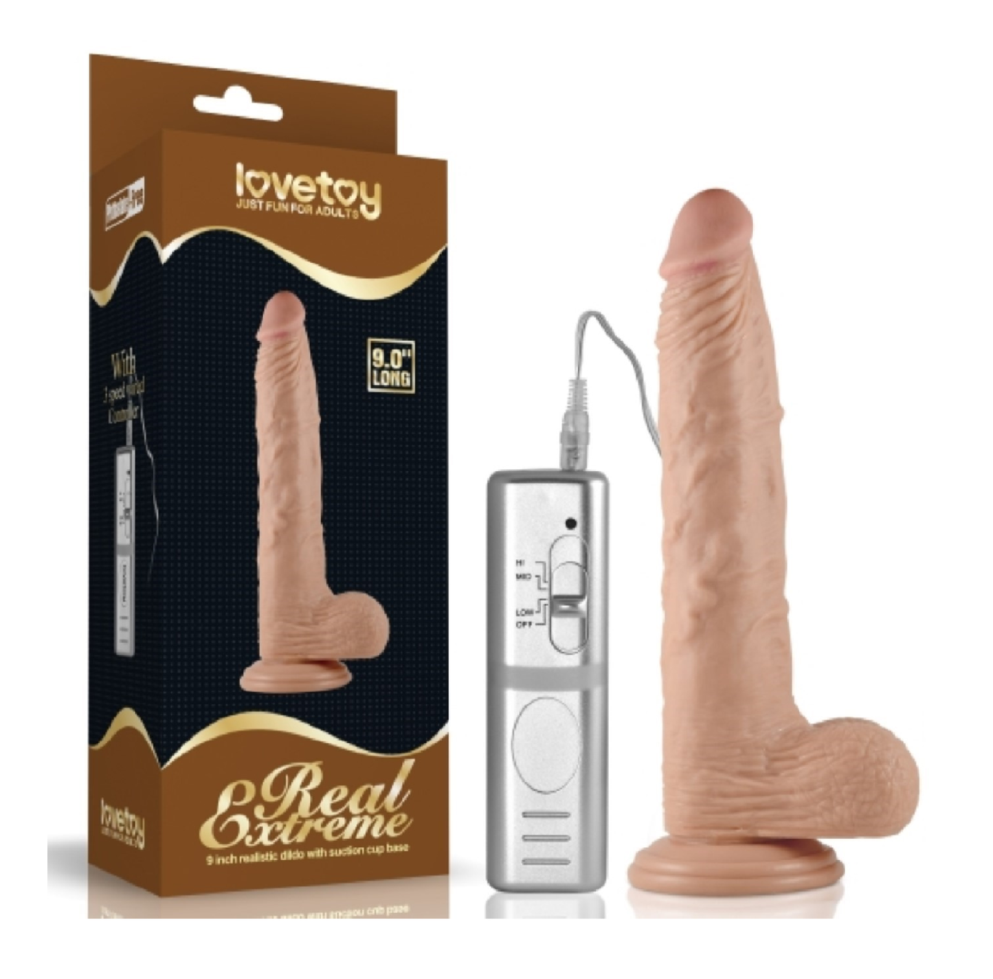 Realističan PVC dildo vibrator 24