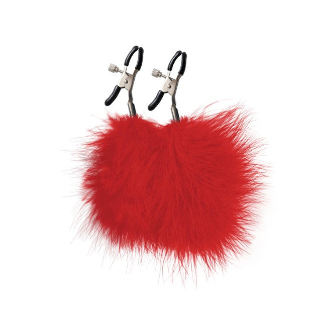 Štipaljke za bradavice sa crvenom peruškom – Nipple Clamps