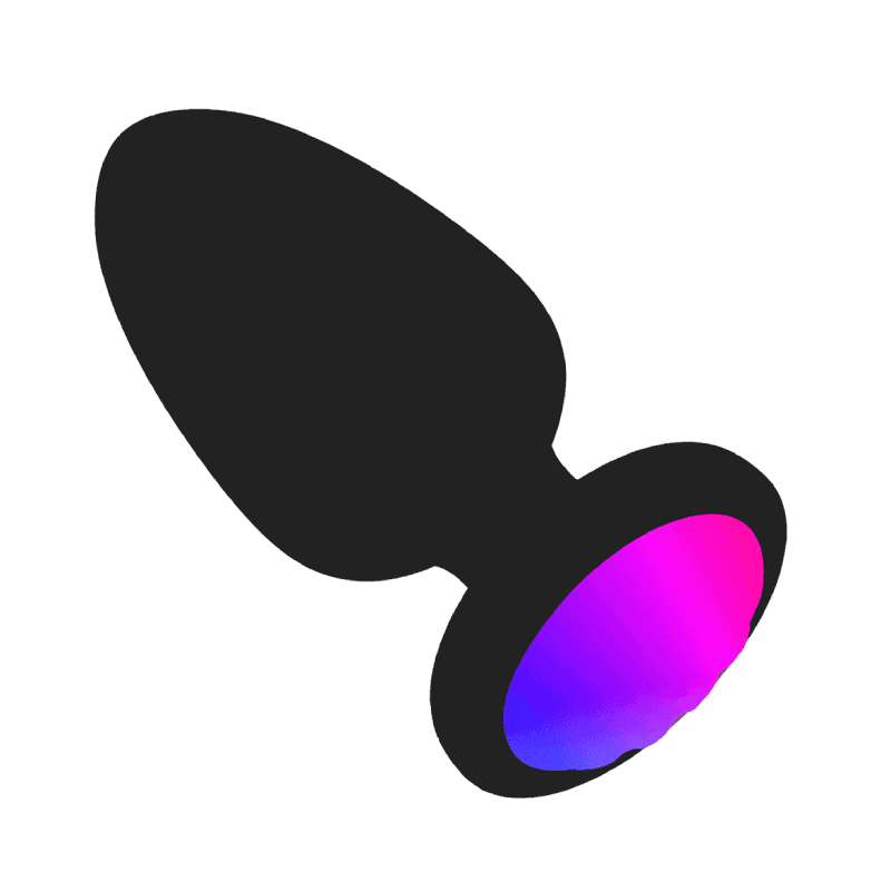 Svetleći analni vibrator