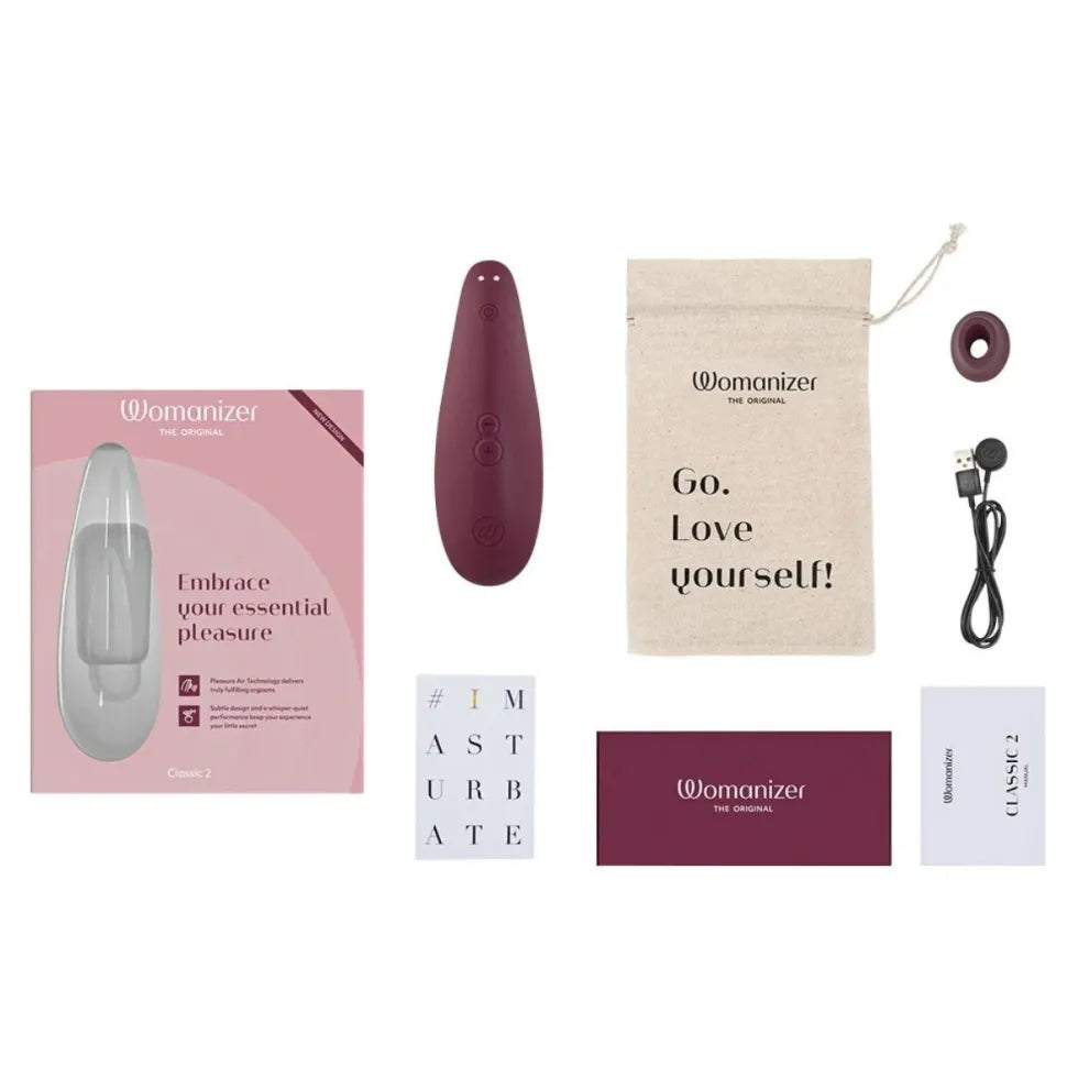 WOMANIZER Classic 2 Red – Luksuzni stimulator klitorisa