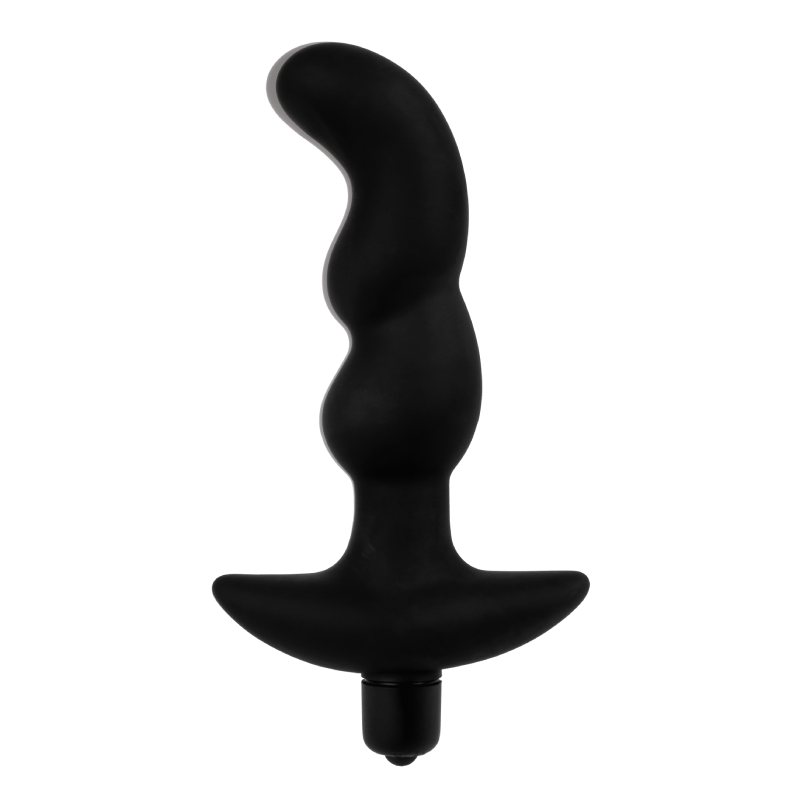 Zakrivljeni analni vibrator 15,5 cm
