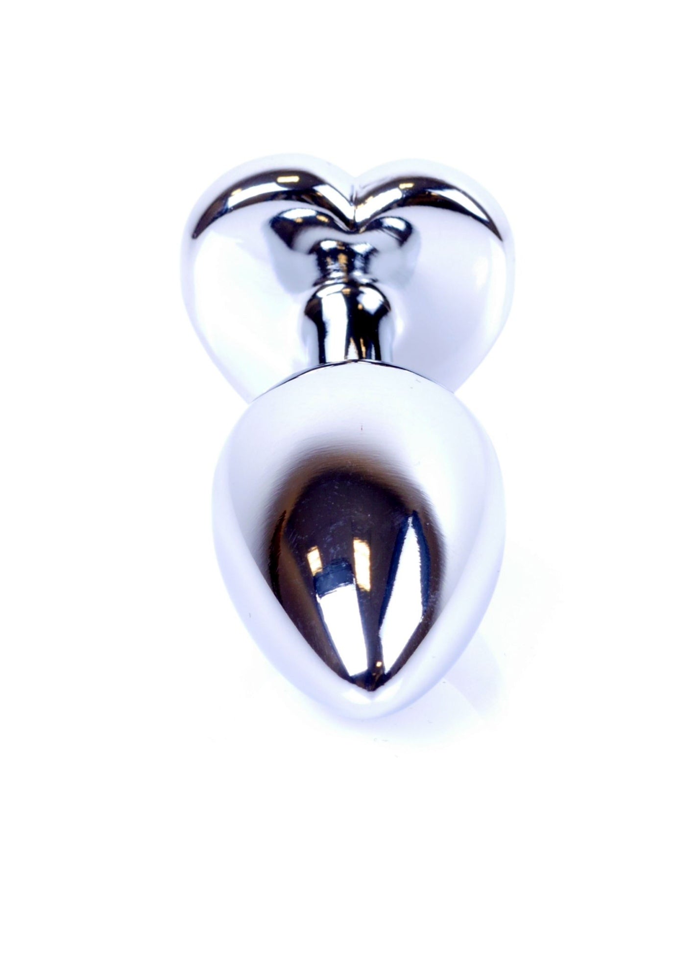 Plug Jewelry Silver Heart - Purple