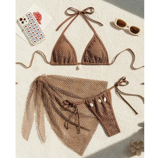 Bikini set - Trodelni Beige M