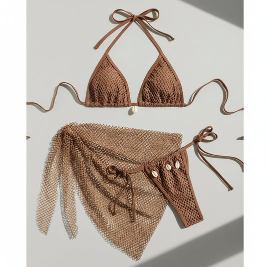 Bikini set - Trodelni Beige