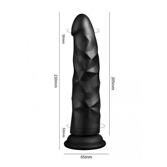 Dildo Diamond crni silikonski