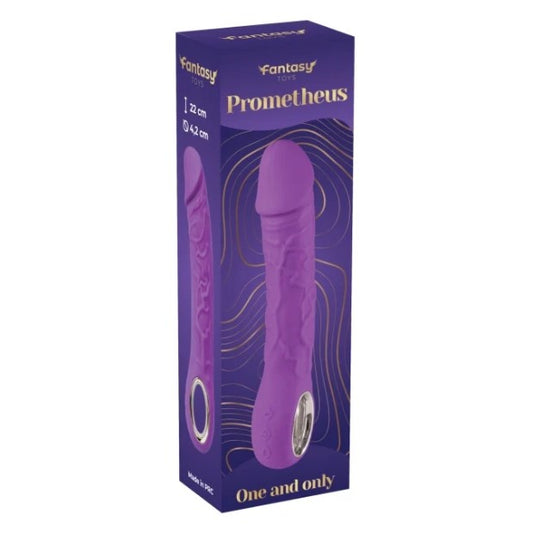 Silikonski vibrator sa grejanjem – Prometheus Lila