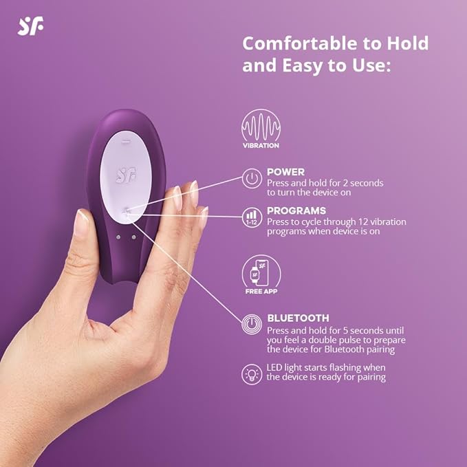 Double Joy vibrator za parove + APP