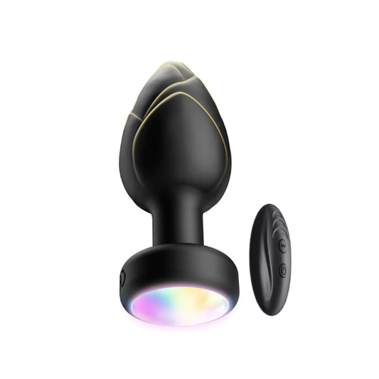 LED Analni vibrator black