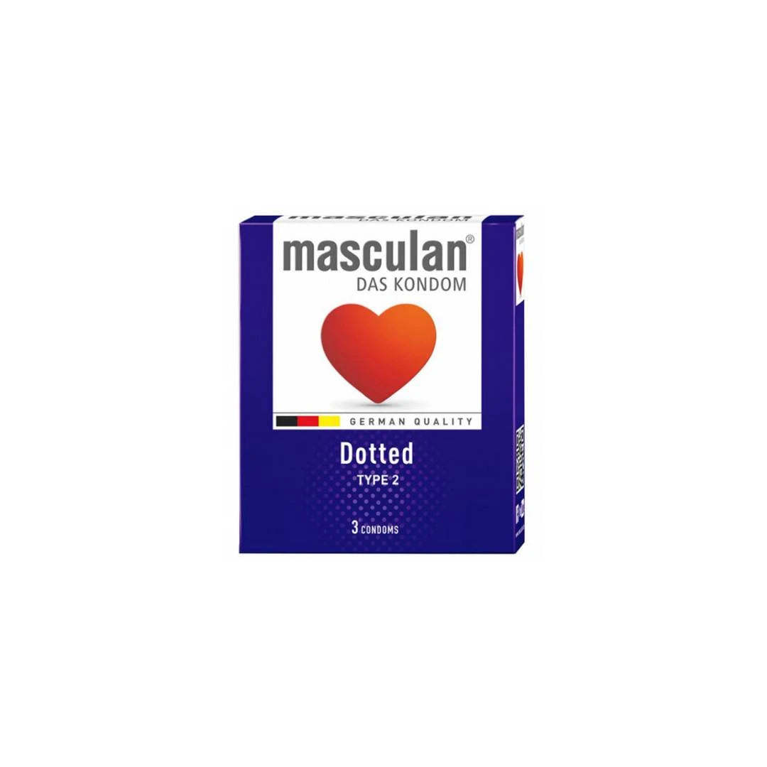 Masculan kondom TYPE 2 Dotted