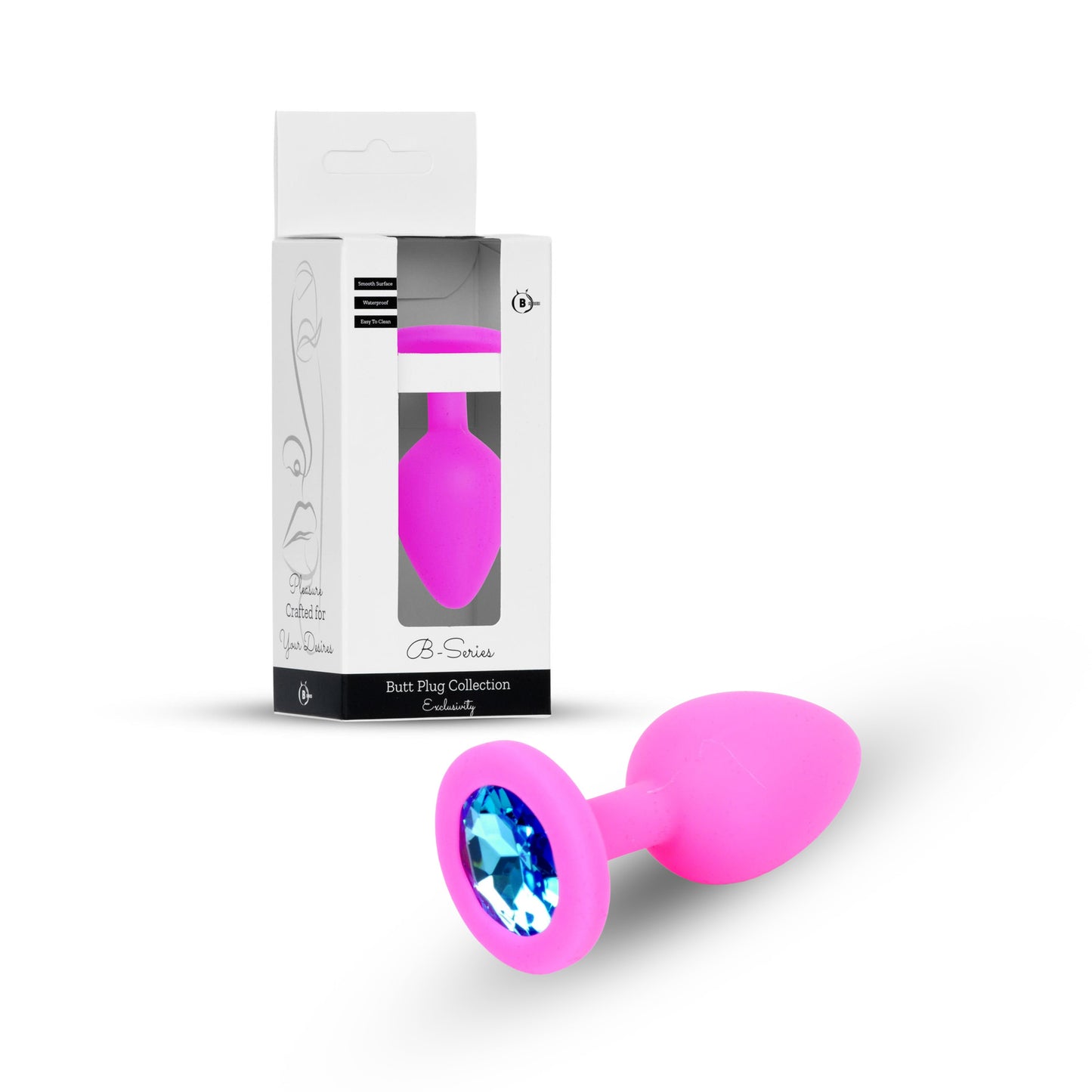 Analni plug pink silikon M