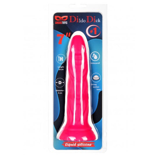 Dildo Dick rozi silikonski