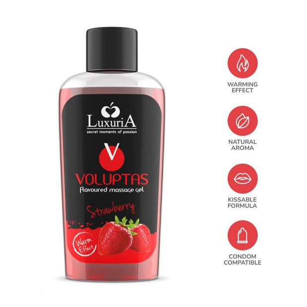 Strawberry Stimulating Massage Gel 100ml