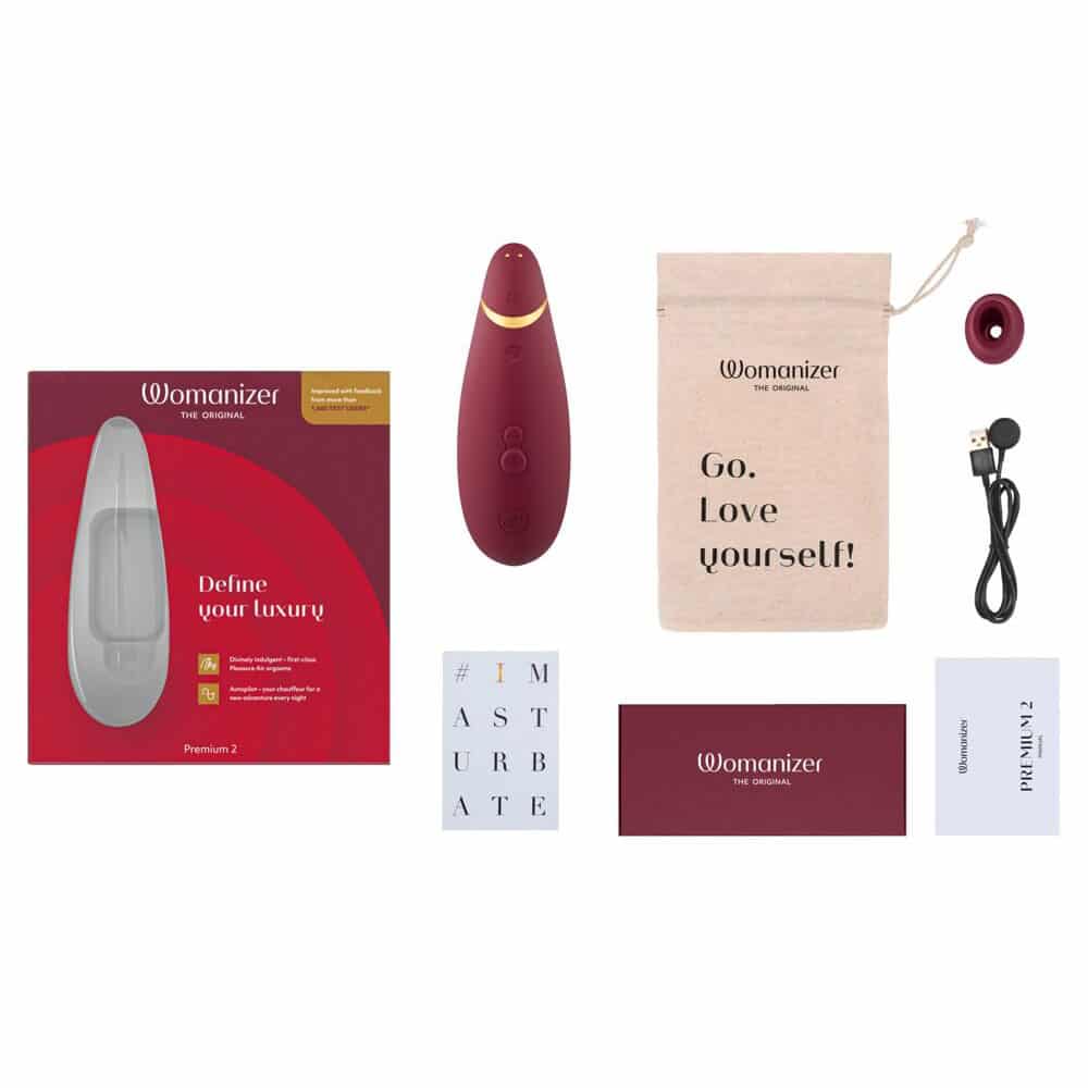 WOMANIZER Premium 2 Red – Luksuzni stimulator klitorisa