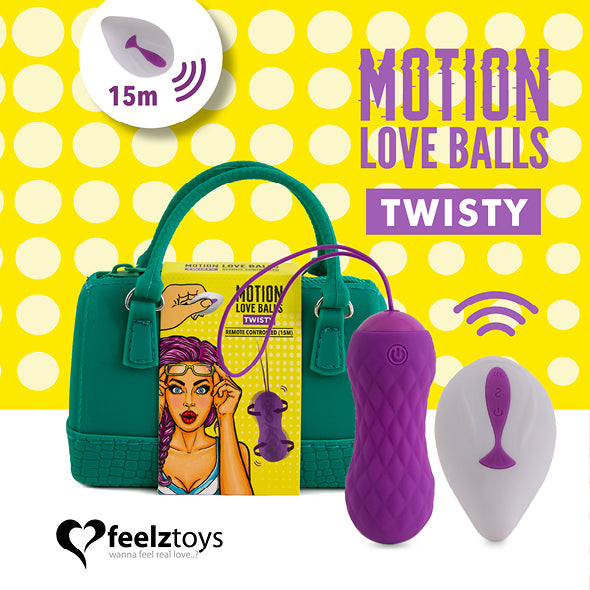 Motion Love Balls Twisty sa daljinskim upravljanjem -   - Sensation Luxe