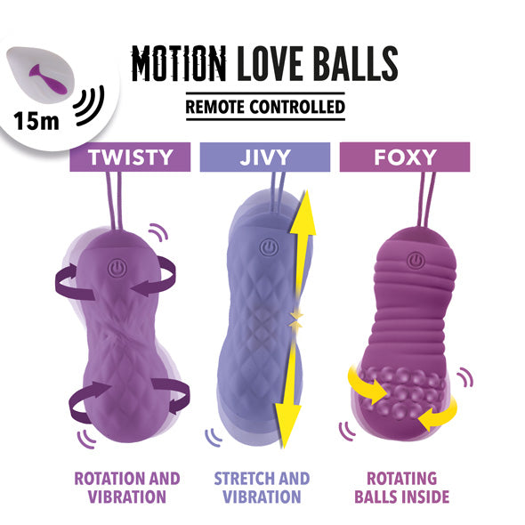Motion Love Balls Jivy sa daljinskim upravljanjem -   - Sensation Luxe