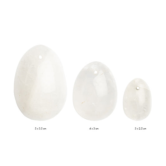 Joni jaja Set Clear Quartz (S-M-L) -   - Sensation Luxe